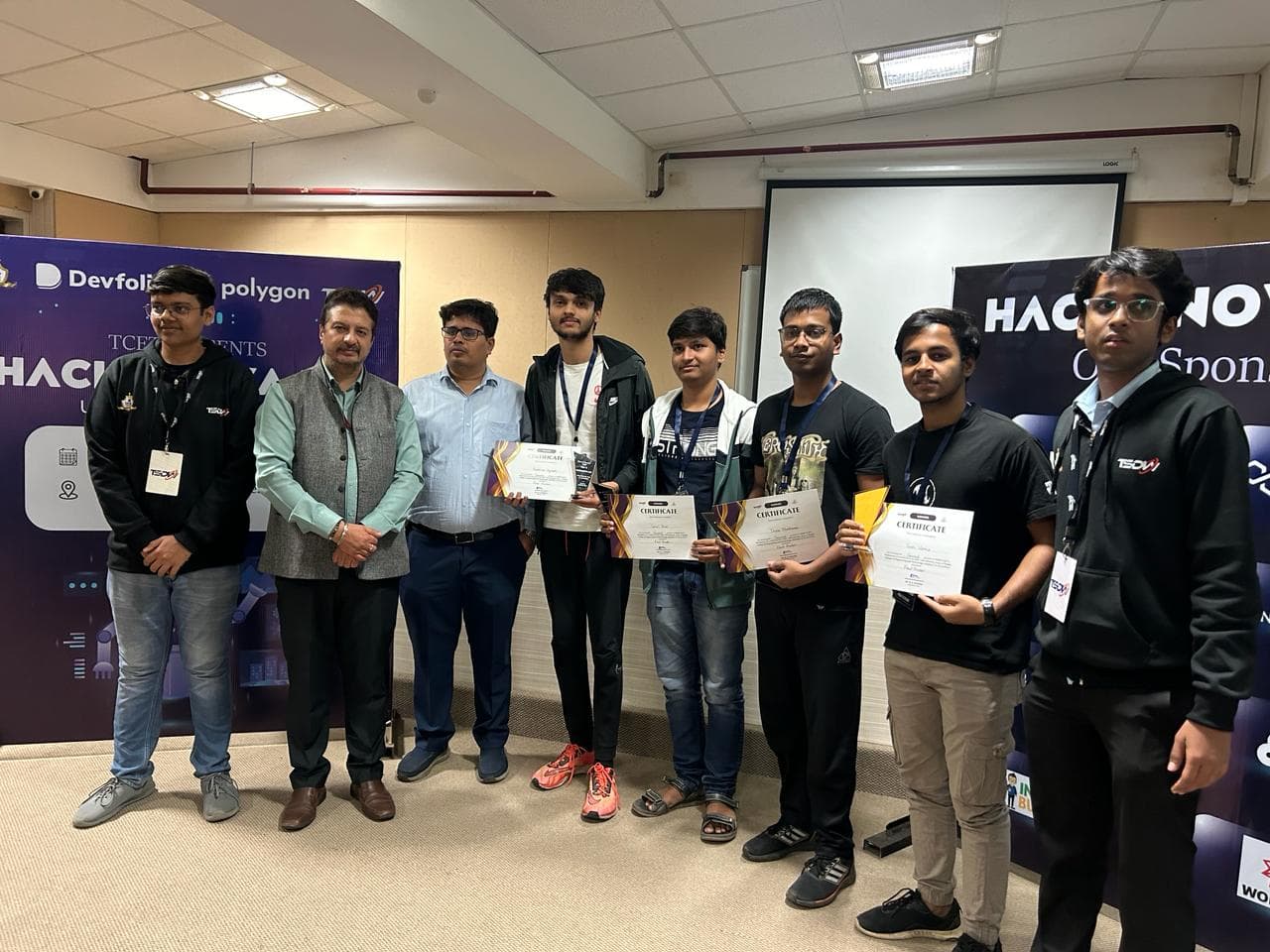 1st Runner-up - Hackanova 3.0, TCET