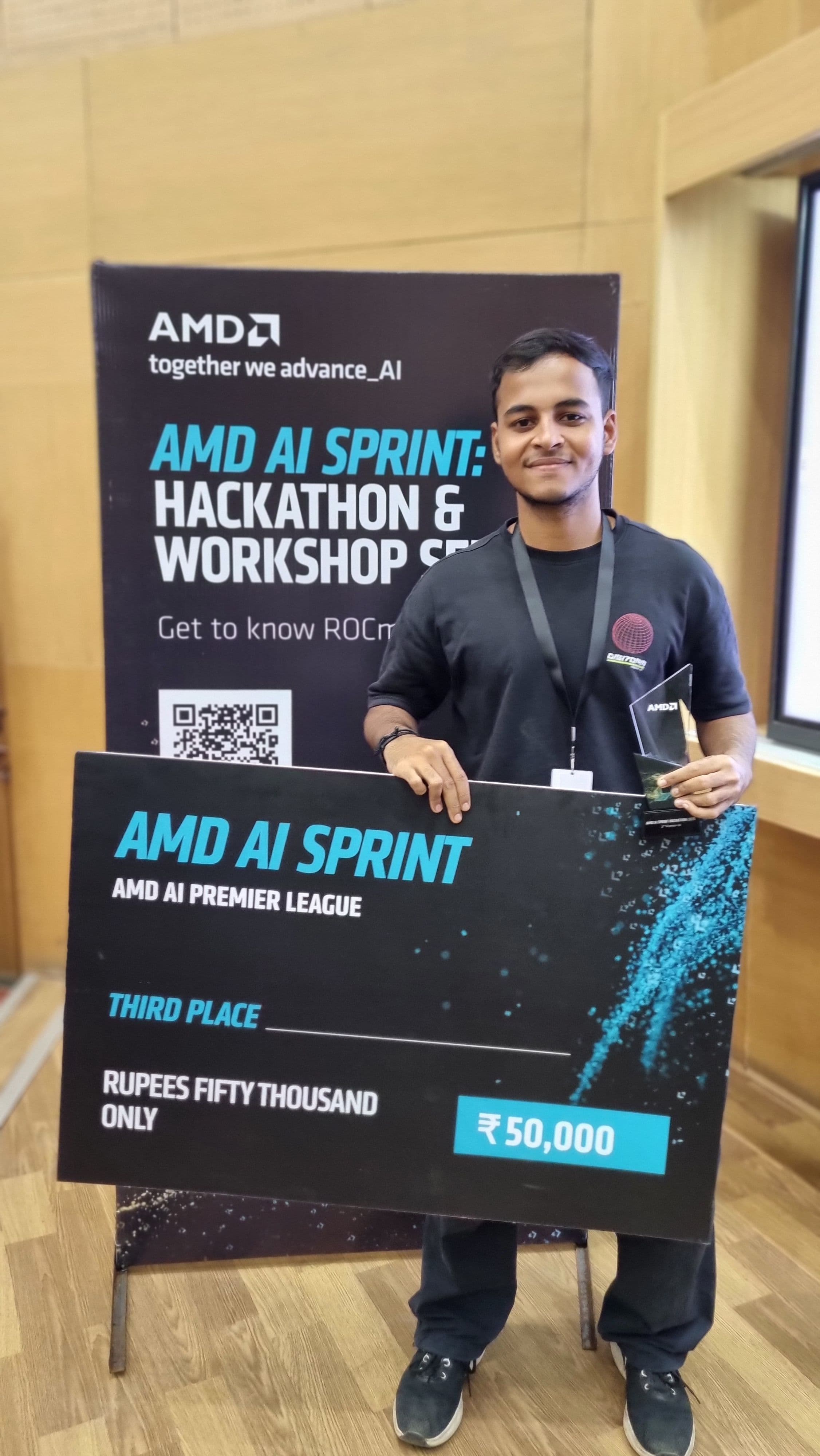 3rd Place at AMD AI Sprint Hackathon - IIT Bombay